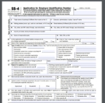 Form SS-4 Online Application