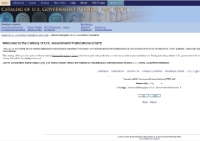 U.S. Government Publications Catalog GPO