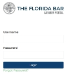 Florida Bar Member Portal<br>(CLE Status Login)
