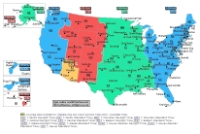 U.S. Time Zone Map