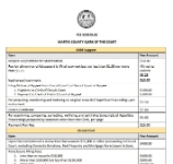 Clerk&#39;s Probate Fee Schedule Martin County