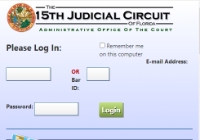 15th Judicial Circuit Oline  Services Login