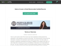 St Lucie County<br>E-Certify Public Records